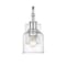 Z-Lite Bryant 1 Light Wall Sconce, Chrome And Clear Seedy 734-1S-CH - alternate 5